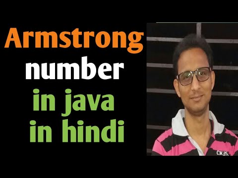 Armstrong number in java in hindi | icse program