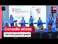 Jóvenes del Conadis participarán en concurso musical dedicado al papa León XIV