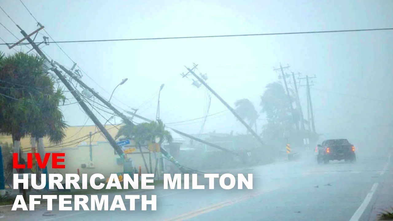 🔴 LIVE Hurricane Milton Aftermath - Hurricane Milton Damage - Hurricane  Milton Tornado Damage