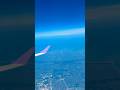 Airplane Window View & Engine Sounds #airplaneambience #airplane #shorts