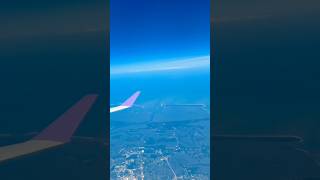 Airplane Window View & Engine Sounds #airplaneambience #airplane #shorts