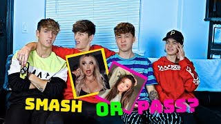 SMASH or PASS (Youtuber edition) Ft. Bryce Hall, Joey Birlem, &amp; Tayler Holder