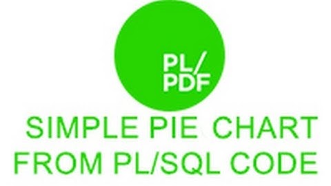 Full PL/SQL piechart creation with PL/PDF