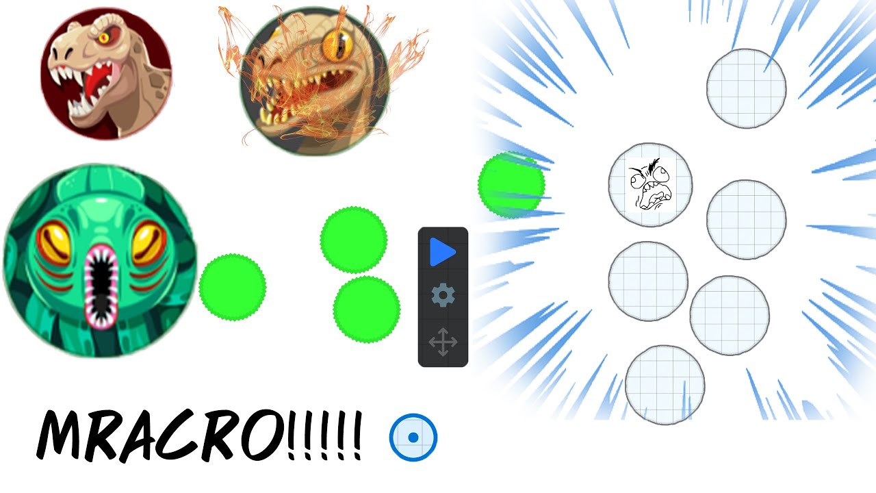 อาก้าไอโอ  New Update  Agar.io Am Spy :เมื่อผมลองเล่นมาโคร ปล่อย โครต รัว !! (Marcro)