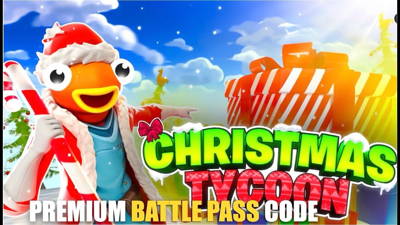 CHRISTMAS TYCOON MAP FORTNITE CREATIVE - SECRET BATTLE PASS PREMIUM ...