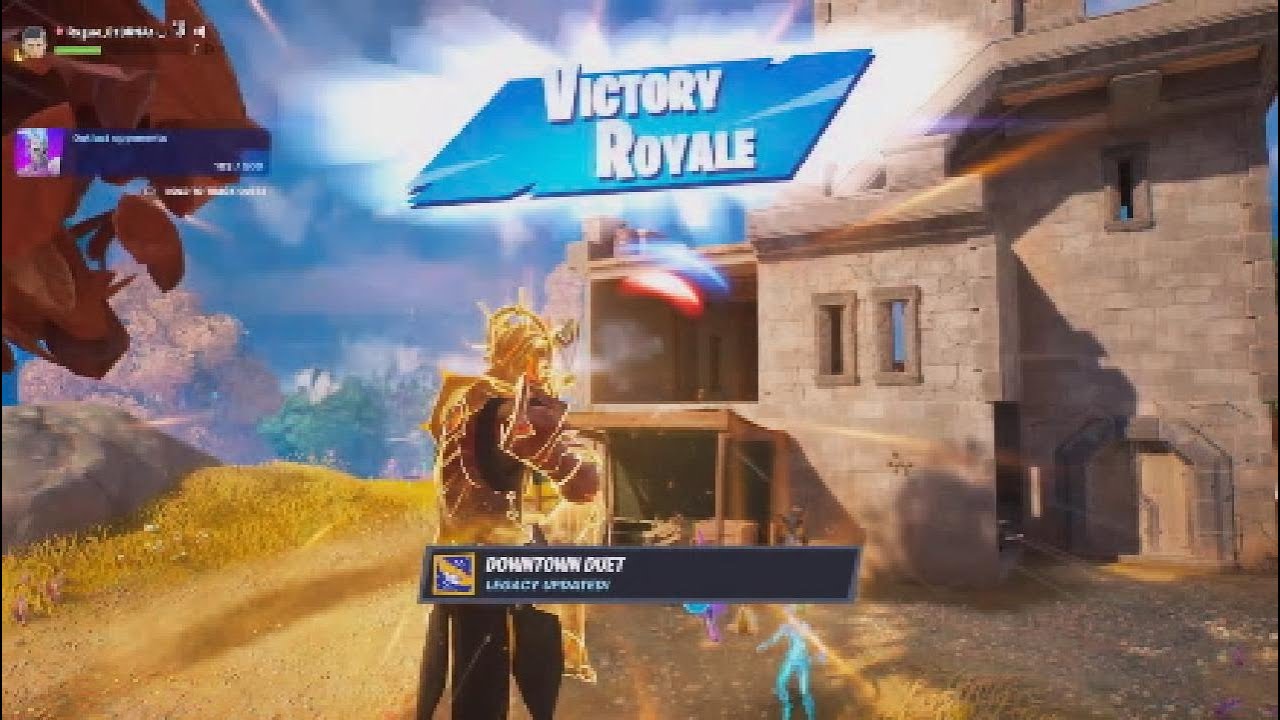 MY FIRST GAME WIN OF FORTNITE CHAPTER 4 SEASON 2 - YouTube