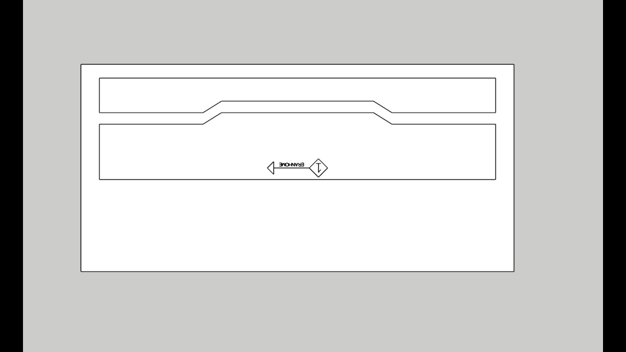 Vẽ 1 đường soi bất kỳ lên bề mặt tấm