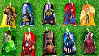 Avengers Superheroes Thanos Hulk Capten Marvels Airon-Man Blackphanter Spiderman Captainamerica