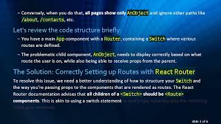 Solving the React Router Dilemma: How to Properly Pass Props to Rendered Components