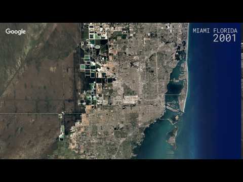 Google Timelapse: Miami, Floryda