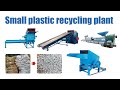 Small plastic recycling plant