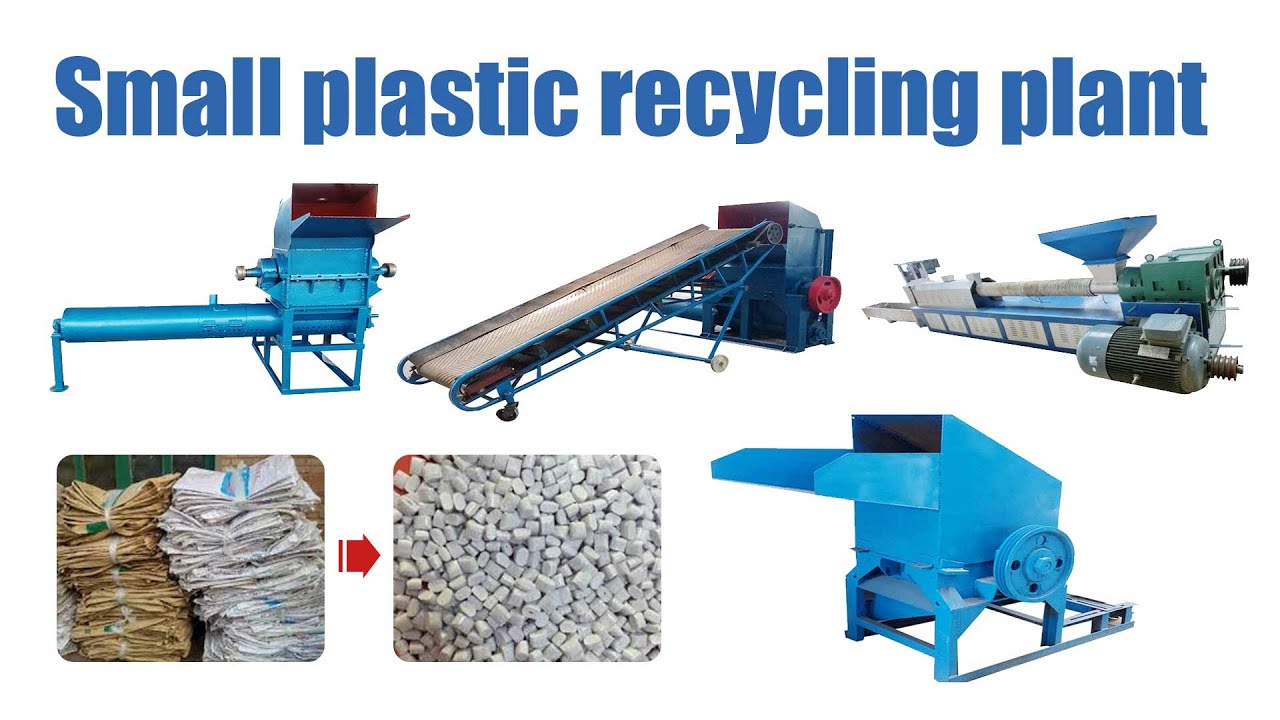 Small plastic recycling plant YouTube