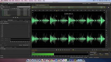 Audition CC Mono to Stereo Convert