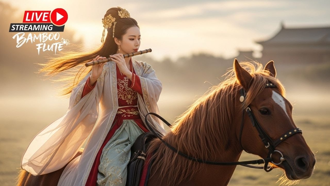 Calming Bamboo Flute LIVE 🌿 Peaceful Instrumental for Relax & Focus 舒缓竹笛直播｜放松与专注