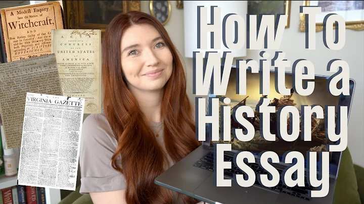 How to Write a History Essay (Yale PhD Student) | For High School & AP History, College History, etc