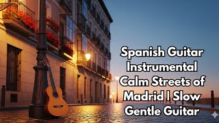 Spanish Guitar Instrumental – Calm Streets of Madrid | Slow, Gentle Guitar