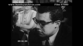 Celebrity Wealthy middle class blacks in Los Angeles, 1960's.  Archive film 97980 Profile