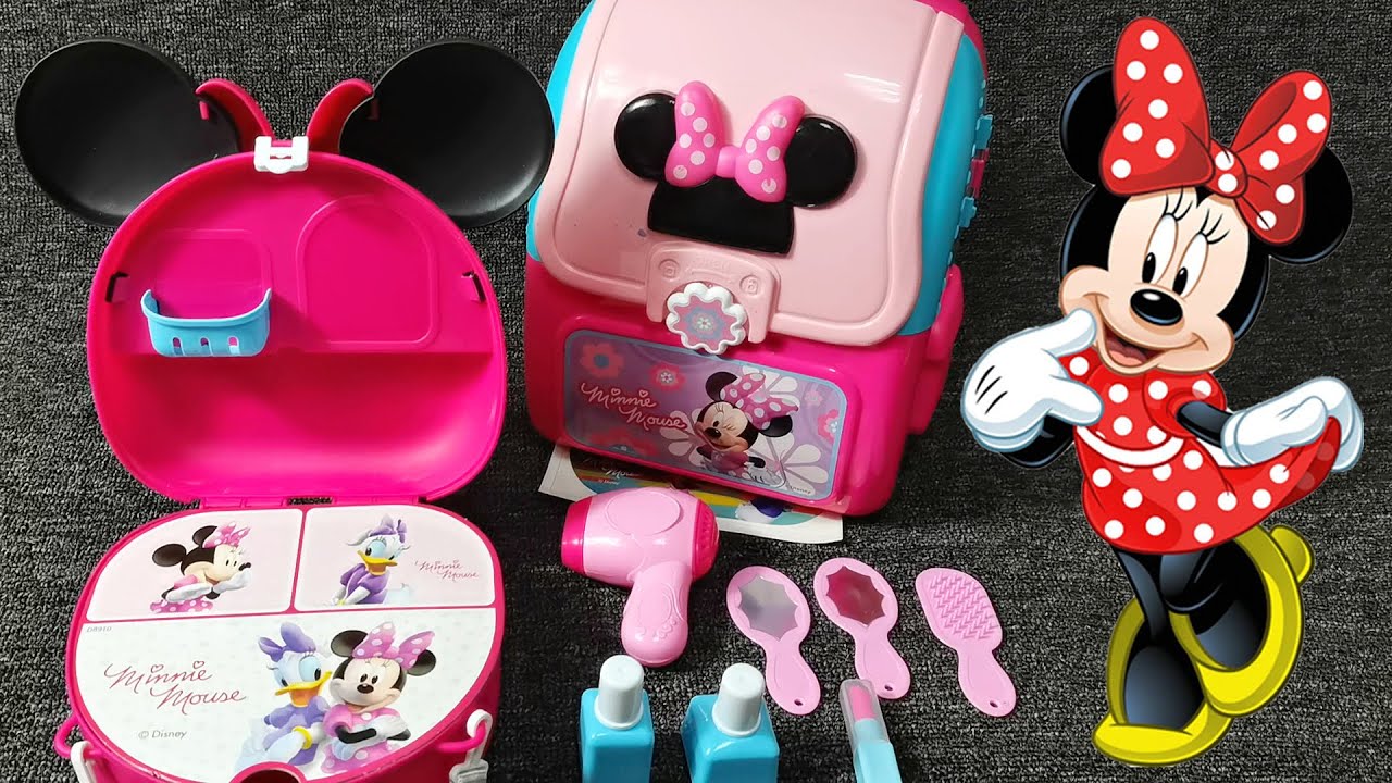 🐶Disney Minnie Mouse Makeup Playset collection Satisfying with Unboxing Compilation Toys ASMR