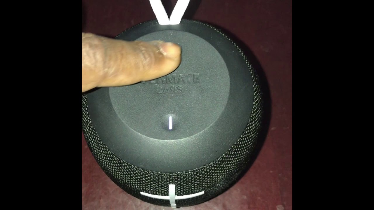 Pairing ultimate ears blue tooth speaker YouTube