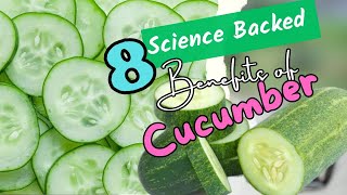 Eight Science Backed Benefits Of Cucumber | Health Benefits | Vegetables
