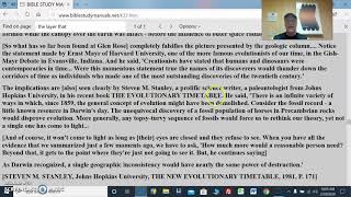 Creation Vs Evolution Pt51 Worldwide Flood = recent creation