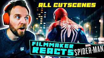 FILMMAKER REACTS: SPIDER-MAN | [ALL CUTSCENES - PART 2!!] | I WASN'T EXPECTING THAT!