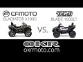 CFMOTO GLADIATOR X1000 vs. TGB BLADE 1000LT porovnávací test švorkoliek z dielne OKR Moto