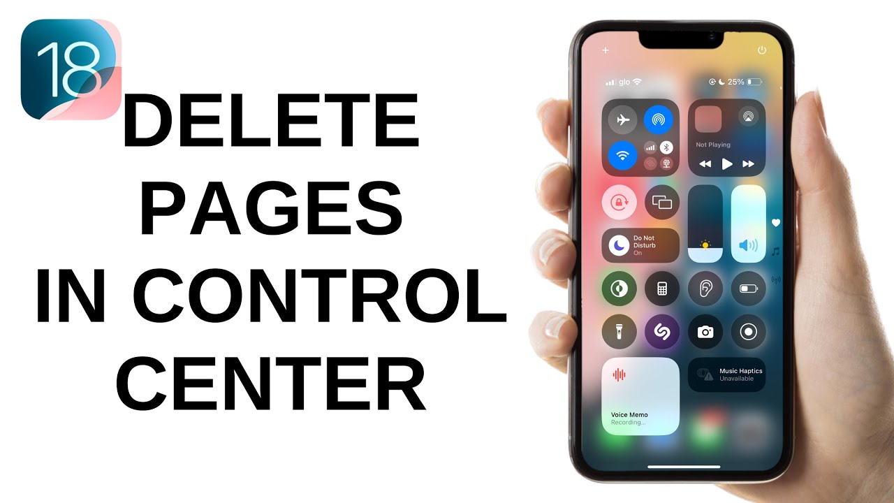 How to Delete Pages in Control Center on iPhone - iOS 18
