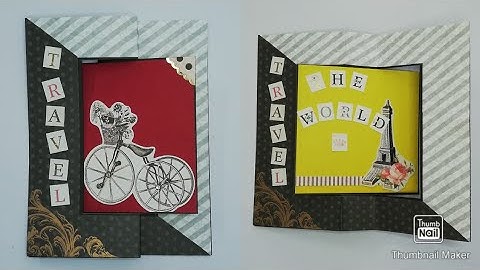 DIY - Atc Swing card tutorial/ Easy swing card #craft