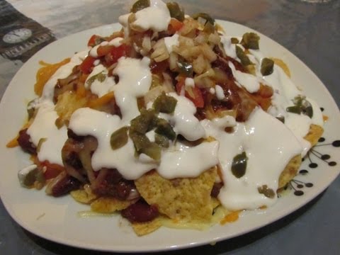 Montaña de nachos