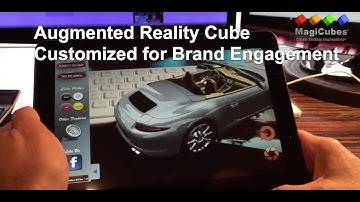 Augmented Reality Cube AR Porsche Demo Magic Cube 3D media