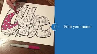 Free Chloe Name Coloring Page