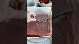 Strawberry Brownies recipes #cheesecake #strawberry #recipe #asmr