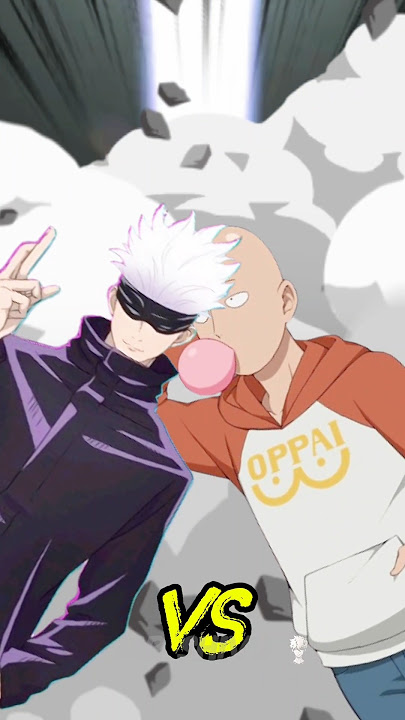 GOJG VS SIATAMA 🤯#gojo#saitama #anime #shorts #shortvideo