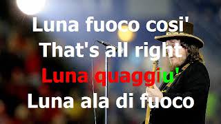 Zucchero - La tortura della luna - KARAOKE