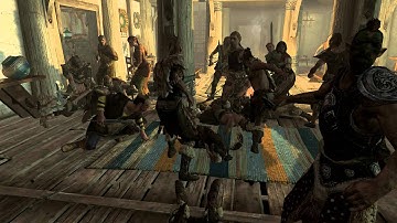 THE skyrim battle of the the bannered mare