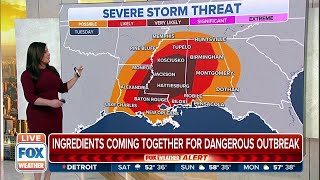 Ingredients Come Together For Dangerous Severe Weather Outbreak Starting Monday