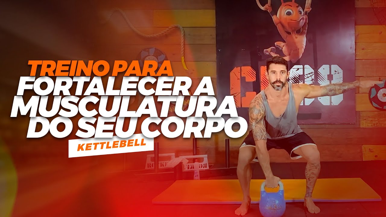 TREINO DE KETTLEBELL (AGACHAMENTO) #CF98