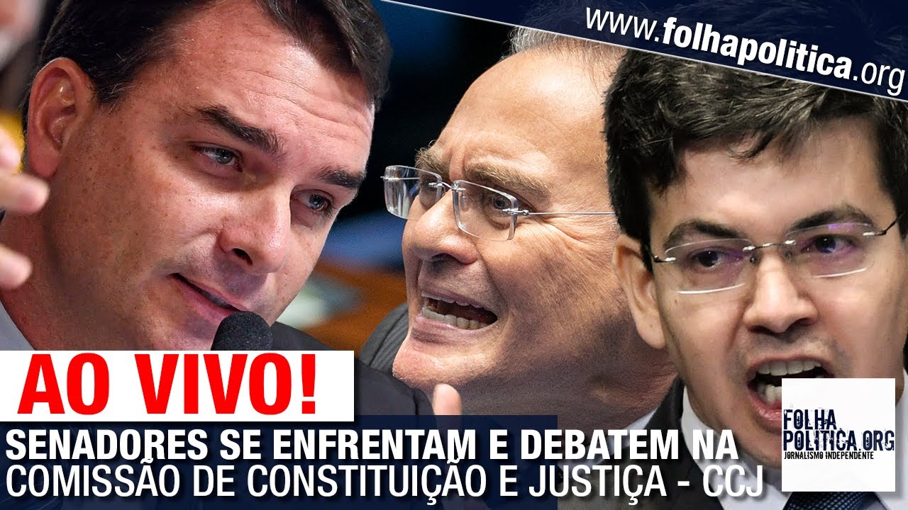 AO VIVO: SENADORES SE ENFRENTAM E DEBATEM NA COMISSÃO DE CONSTITUIÇÃO E ...