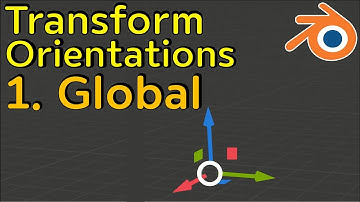 Transform orientations 1. Global (blender 3d tutorial)