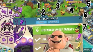 SMASHING Huge UpGradEs & legendary trophy achieved!!! Boon Beach HastY Mega Crab 2024