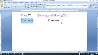 copying and moving (CLASS -4TH)