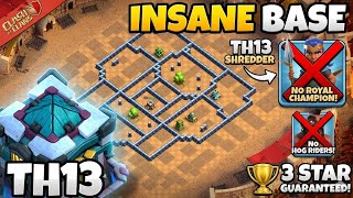 Insane TH13 Base 2026 🤯 Best Defense Layout + Link 