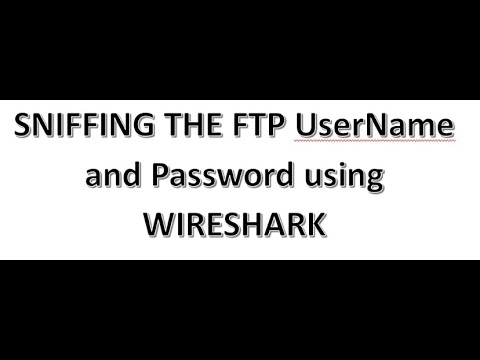 FTP Credentials Sniffing