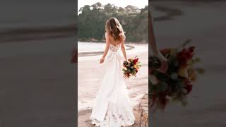 Bride At The Beach