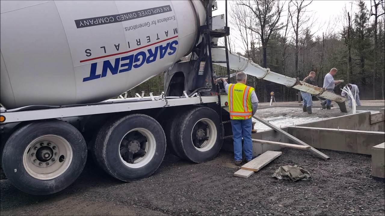 How To Pour A Garage Floor With 3 Drains