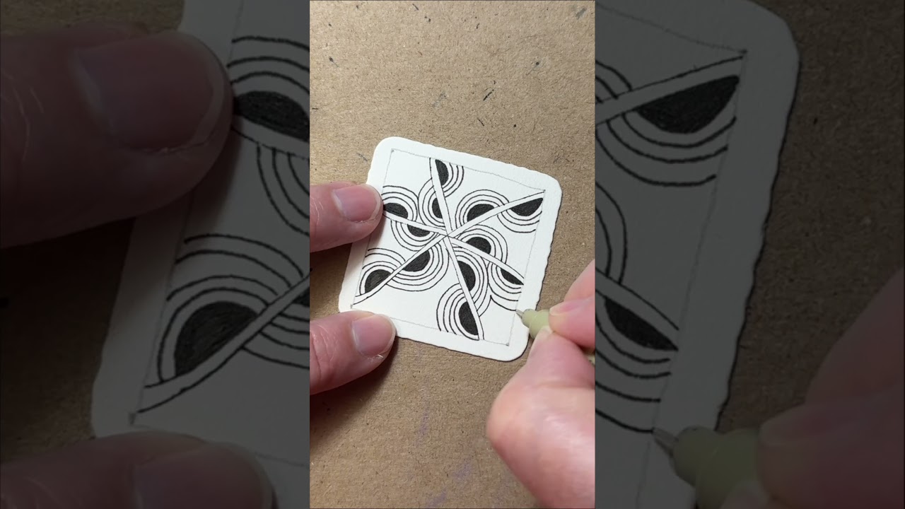 How to draw tangle pattern Ixorus 