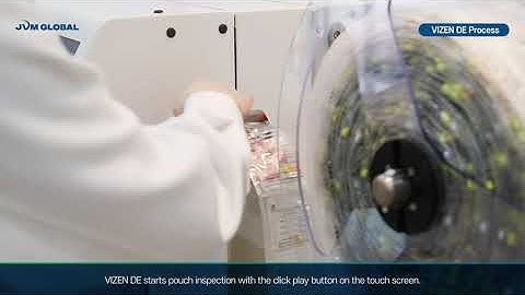 Compact inspection machine for Pouches : Vizen DE