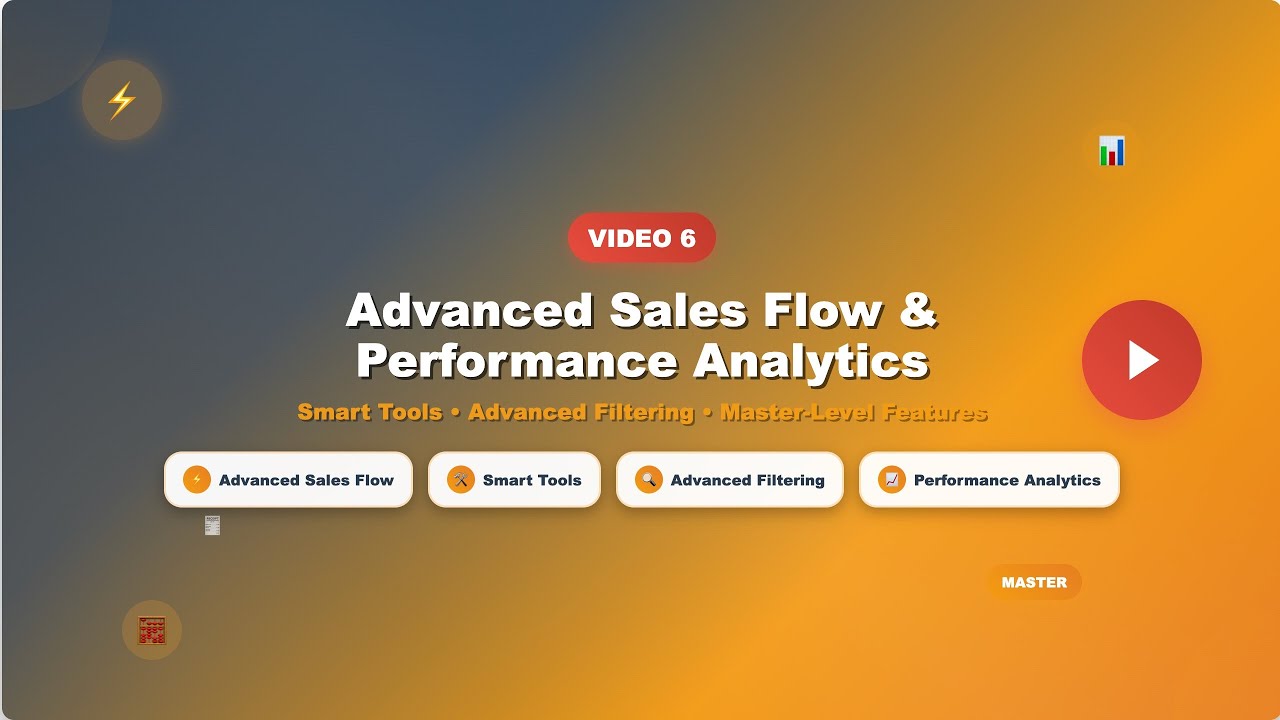 Video 6 - Advanced Sales Flow & Performance Analytics on Sales LEdger