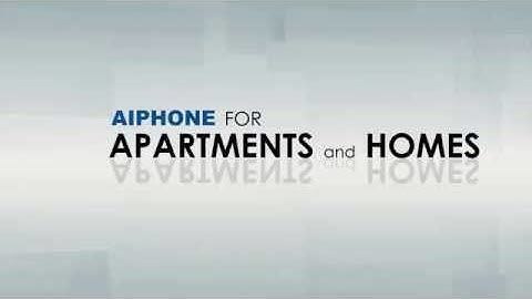 Aiphone intercoms voor huizen en appartementen